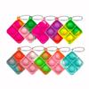 10/30Pcs Pop Fidget Toys Mini Pop Keychains Toddler Toys Fidgets Pack Sensory Toys Bulk Packs Reduce Pressure Party Favors Gifts