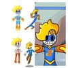 Peluche Supereroe Bryson And Ham Giocattolo di Peluche con Opzioni di Colore Marrone e Blu