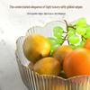 ZISIZ Striped Smoky Grey Enamel Salad & Fruit Bowl Set