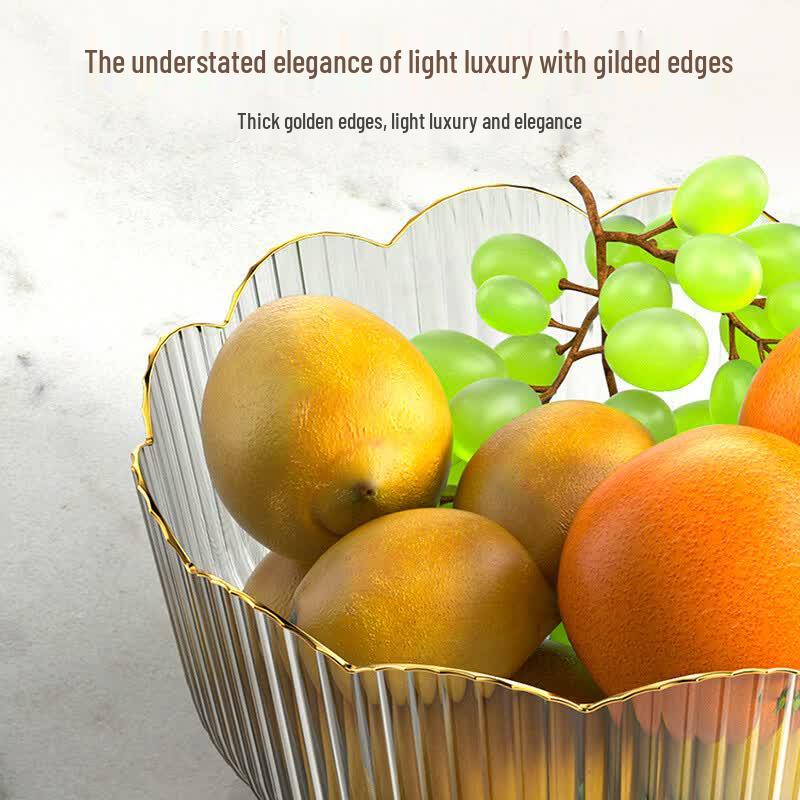 ZISIZ Striped Smoky Grey Enamel Salad & Fruit Bowl Set