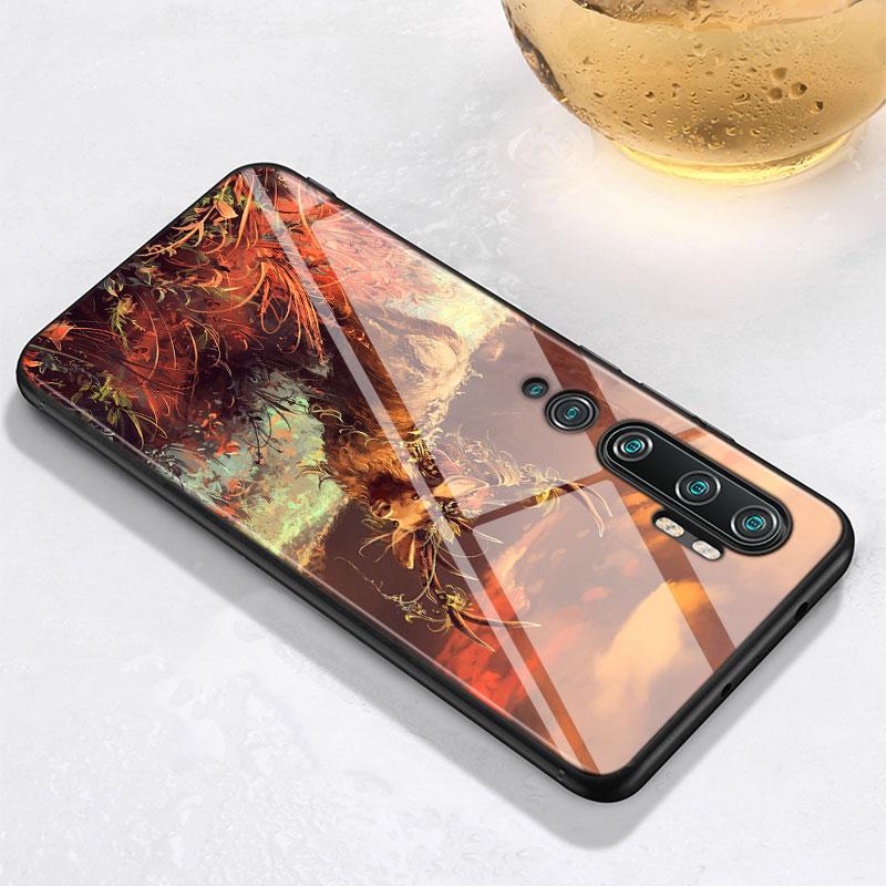 

Чехол из закаленного стекла с милым оленем и лосем для Xiaomi Mi 11 11i 10T CC9E 9T Note 10 Ultra Pro Lite 5G, чехол для телефона Mi 9T