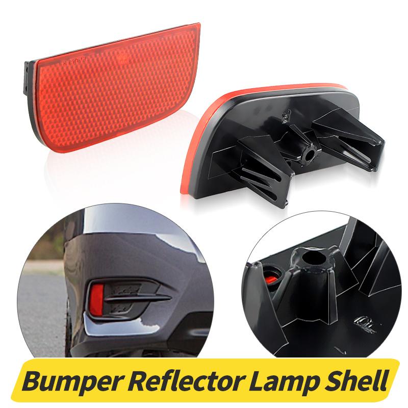 2PCS For 10th Gen Honda Civic Sedan 2016 2017 2018 2019 2020 2021 Car Rear Bumper Reflector Tail Brake Light Cover Shell No Bulb