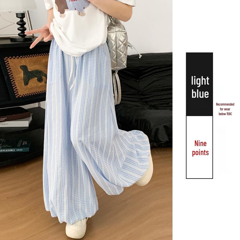 

Women s High-Waisted Slimming Bloomers Skirt Pants – Spring/Summer Loose Wide-Leg Lantern Style Medium