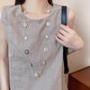 Erhai Flowing Clouds: Multi-use Metal Flower Patchwork Necklace with Clavicle Chain Design