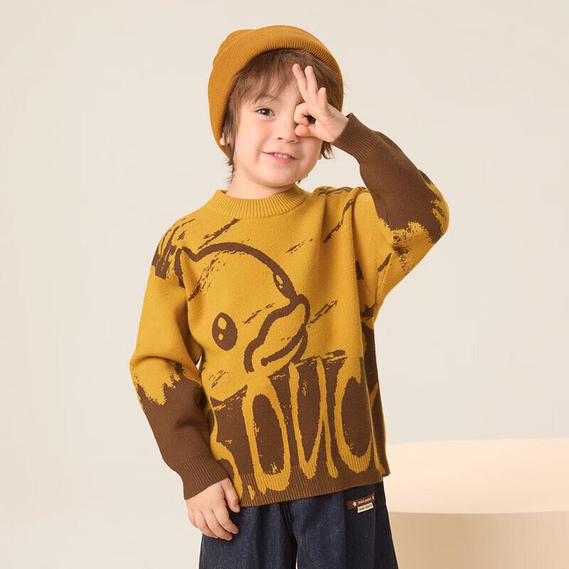B.Duck Boys Round Neck Knitted Pullover Sweater 110CM