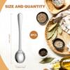 8 PCS Mini Spoons for Desserts, Honey, And Tasting, Small Stainless Steel Tiny Spoons for Spices, Salt, Sugar, Pepper, 2.95" Cute Condiment Scoops
