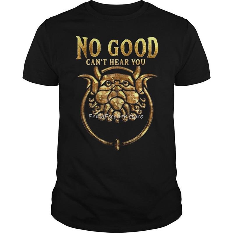 Labyrinth Door Knockers Not Good Can t Hear You Shirt Cool Casual Pride T-shirt Men Unisex Birthday Gift Tshirt S чёрный