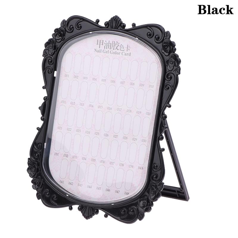 Professional Model Nail Gel Polish Color Display Box Book Dedicated 48 Color Card Chart Painting Manicure Nail Art Tools
