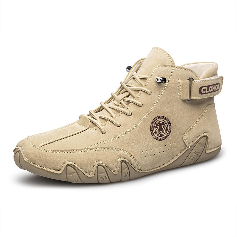 

CLOHOO Кожаные Повседневные Кроссовки Мужские Модные Уличные Туфли Лоферы Удобная Обувь Роскошные Мужские Ботинки Новые 39