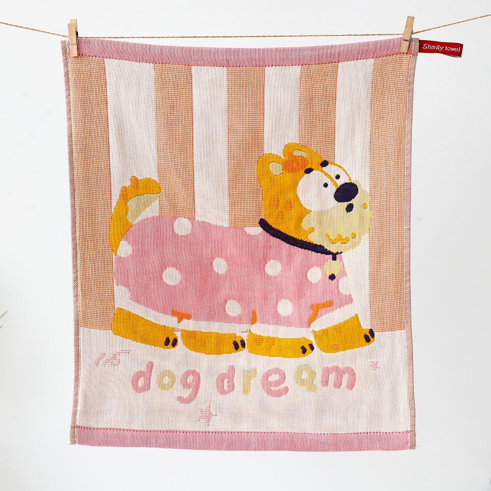 Cartoon Kitchen Towel 4 Layer Cotton Gauze Tea Towel Pure Cotton Dish Cloth Home Restaurant