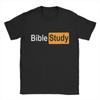 Bible Study T-Shirts for Men  Novelty Cotton Tee Shirt Crew Neck Short Sleeve T Shirts Summer Clothing