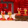 4pcs Zodiac Snake Mini Lucky Snake Figurine Cute Snake Year Mascot  Home Office Accessories