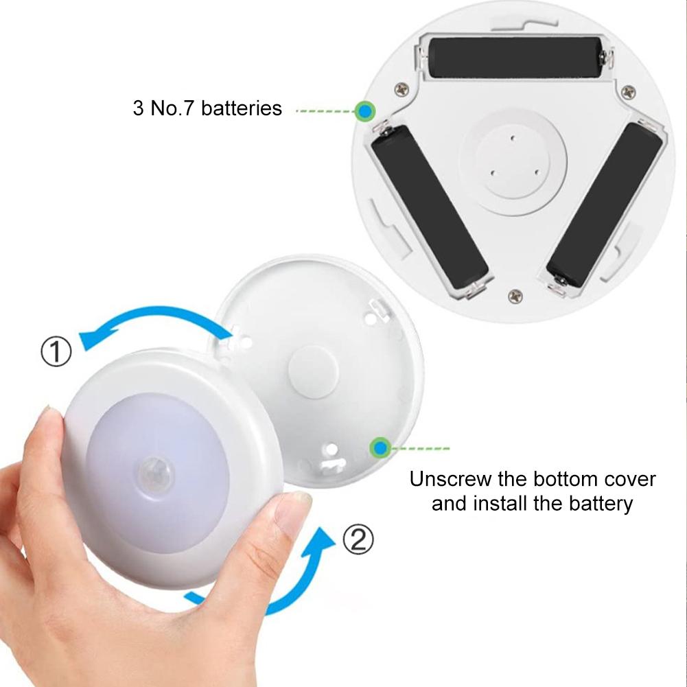 Night Light Intelligent Human Body Induction Bedside Small Night Lamp Emergency Automatic Cabinet Home LED Wardrobe Light