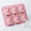 Easter Bunny Silicone Mold Easter Bunny Highland Cattle Silicone Mold
