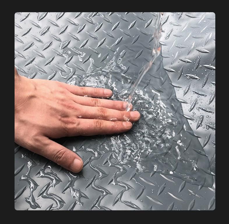 Extra dicke, rutschfeste, wasserdichte PVC-Bodenmatte von Oxford für Küche, Bad, Lager oder Werkstatt.