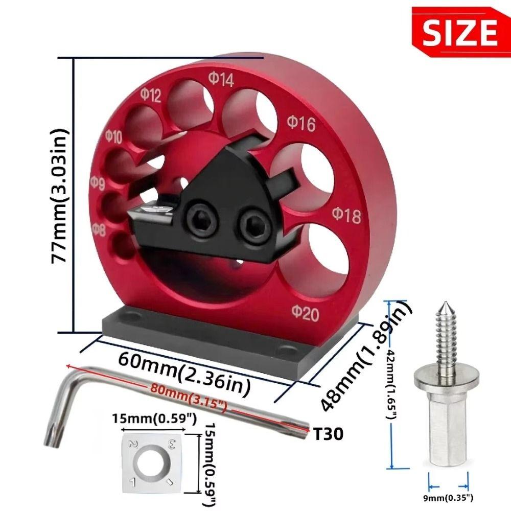 Portable Dowel Maker Jig High Hardness Electric Drill Milling Dowel Dowel Plate  Carpenter