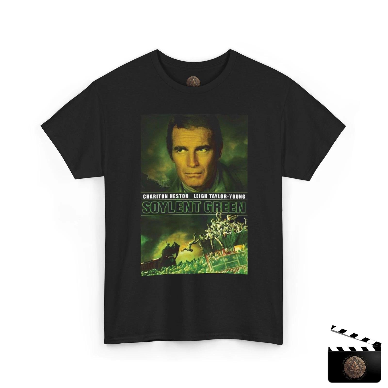 Soylent Green Movie Poster T shirt For Men & Women, Human Meat Conspiracy Theory 4XL