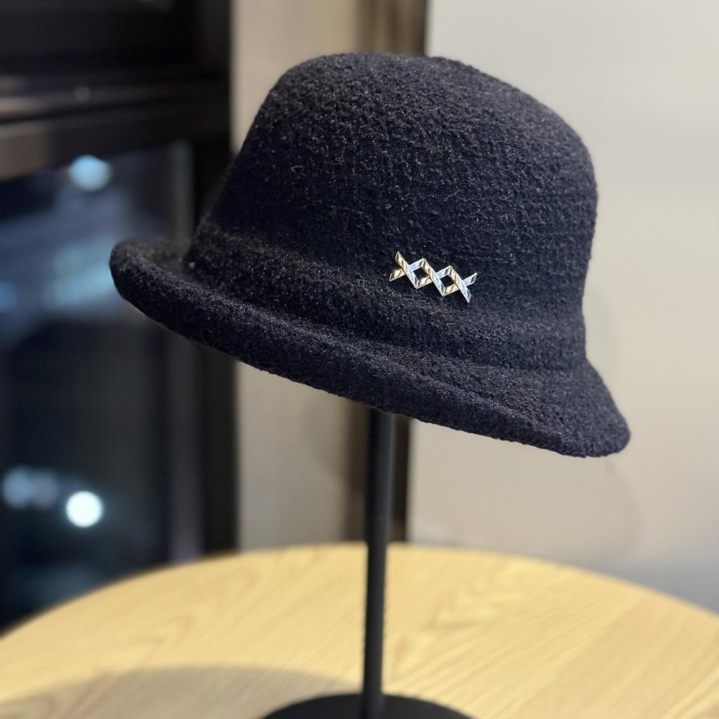 Fisherman Hat for Women with Curled Edge Versatile Large Head Circumference Bucket Hat Wide Brim Basin Hat To Cover Face, Protect Ears, Trendy