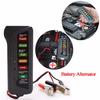12V Auto Car Digital Battery Alternator Tester 6 LED Lights Display Diagnostic Tool Cars Motorcycle