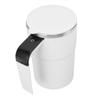 Automatischer Rührbecher 13oz Wiederaufladbar Intelligente Temperaturmessung Magnetischer Selbstmischbecher für Kaffee Weiß