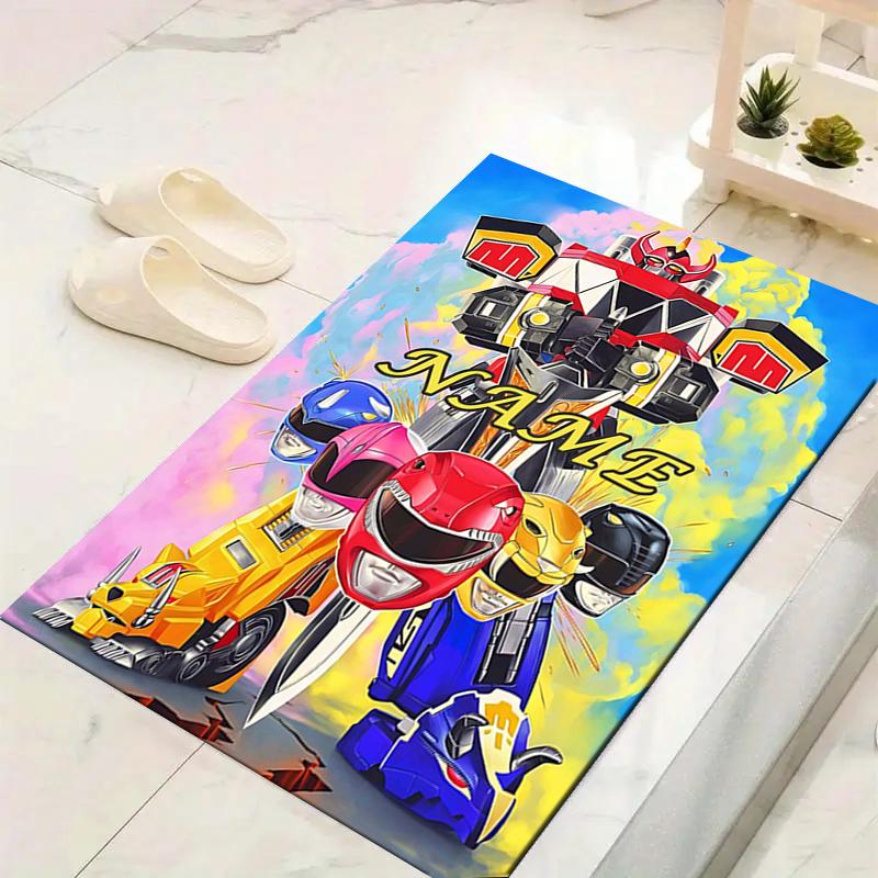 Custom 1Pc Power Rangers Team Rug Office Carpet Indoor Outdoor Entrance Doormat Nonslip Soft And Comfortable Living Room D2915215