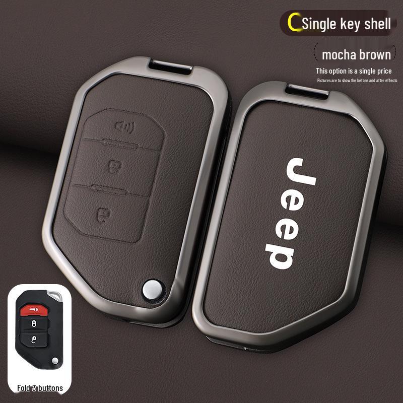 Jeep Wrangler Key Case for Sahara & Rubicon JK/JL Off-Road Modification