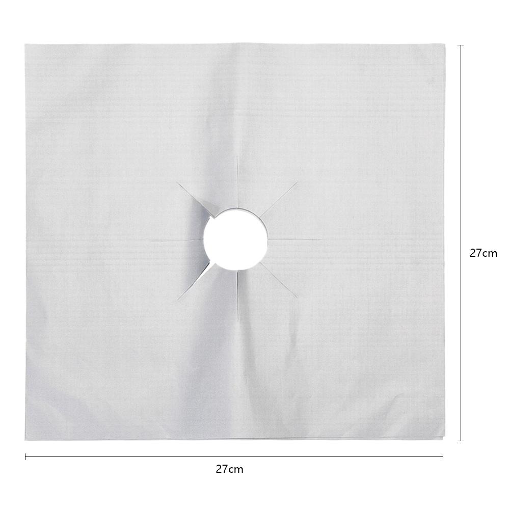 6Pcs Gas Stove Protector Cover Non-Stick Stove Burner Covers Reusable Stove Clean Mat Heat Resistant Kitchen Accessories