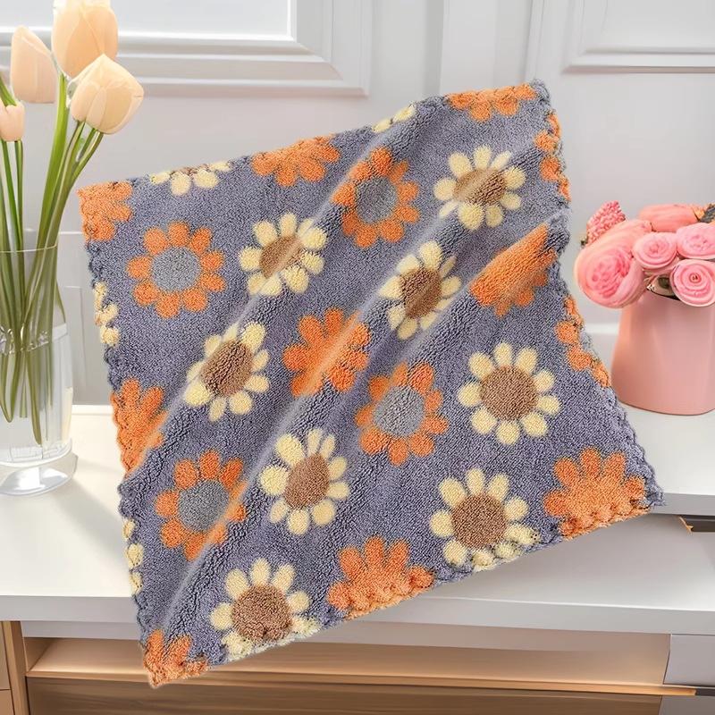 10 Stück Mikrofaser Geschirrtücher Mehrzweck Geschirrspültücher Für Geschirr Doppelseitige Putzlappen Küchenzubehör