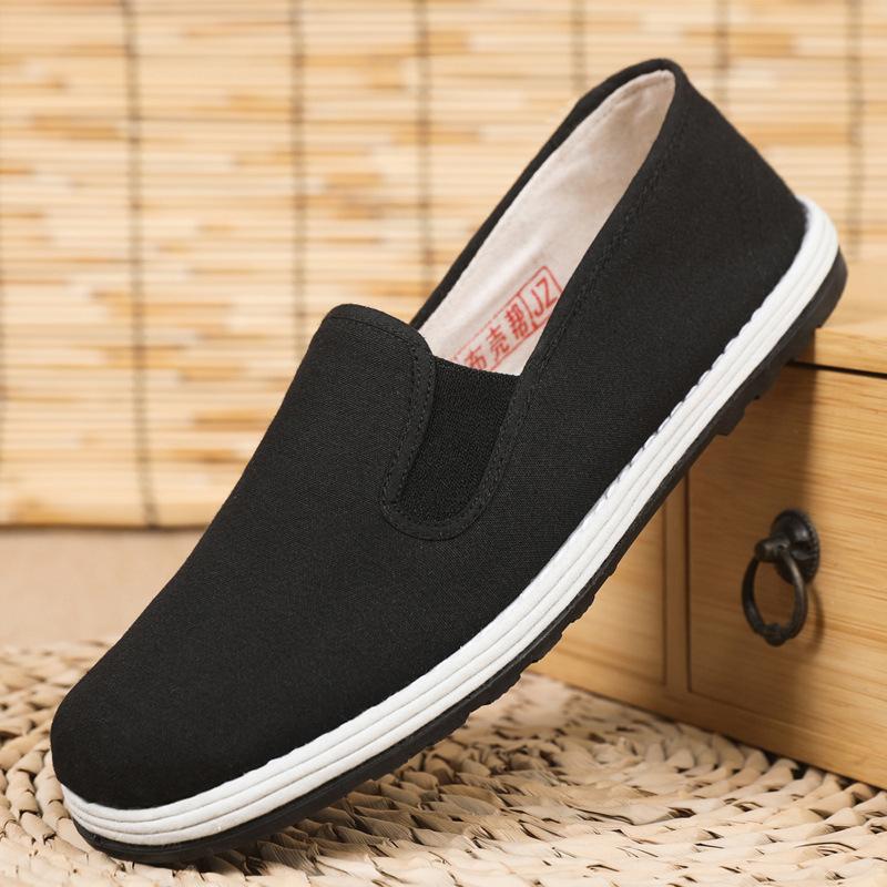 New Chinese Lasagna Cloth Shoes Classic National Style Cloth Sole Black Breathable