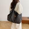 Sac à Bandoulière Grande Capacité Sac Fourre-Tout Vintage pour Femmes Sac à Main Étudiant
