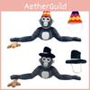 Нова Плюшева Іграшка Мавпа з Gorilla Tag, М'яка Лялька з Капелюхом, Висота 25 см