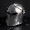 Cosplay Barbuta Knight Helmet  Full Steel Italian-Style Armor Headgear for LARP, Cosplay Historical Reenactment