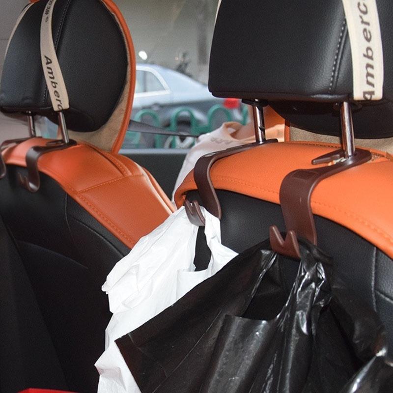 4 buc. cârlig universal pentru tetieră pentru mașină, suport pentru umeraș pentru spate, organizator de vehicul pentru genți de mână, posete, haine
