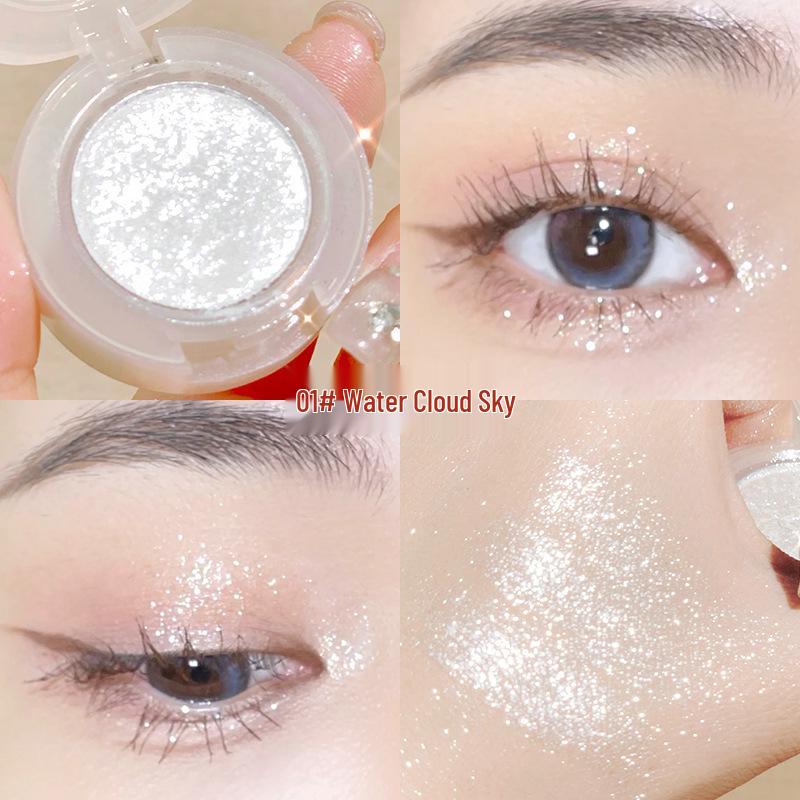Xixi Shimmering Single Eyeshadow: Sparkle & Highlight Palette for Stage Makeup