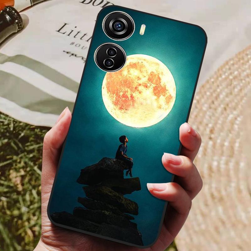 For ZTE Nubia Neo 5G Case 8150N Black Silicone TPU Soft Phone Cover for Coque Nubia Neo 5G Protective Back Shells Cute Fundas