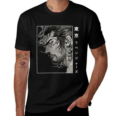 Muzyka Vintage Włóczęga Manga T-Shirt koszulki męskie graficzne koszulka męska luksusowy T-Shirt