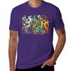 Mega Man and all of his enemies T-Shirt kawaii clothes summer tops black t shirt t shirts for pack
