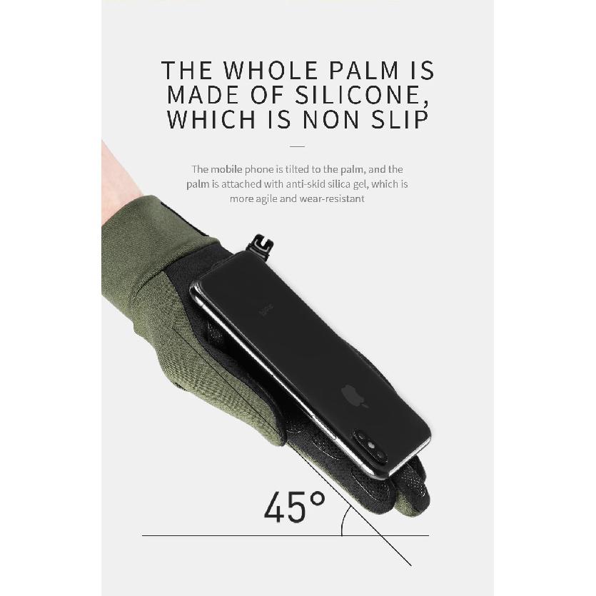 Naturehike Touch Screen Anti-skid Gloves Mountaineering Cycling Hiking Non-Slip Portable Gloves NH20FS032