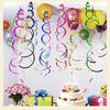 6/12Pcs Pvc Curling Spiral, Party Decoration Party Theme Decorations Dangling Spirals Pendant Party Spiral Birthday Party