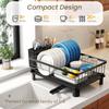 Narrow Design Multi-Functional Kitchen Sink Drain Rack Japanese-Style Dish Utensil Holder with Drainage Tray for Bowls
