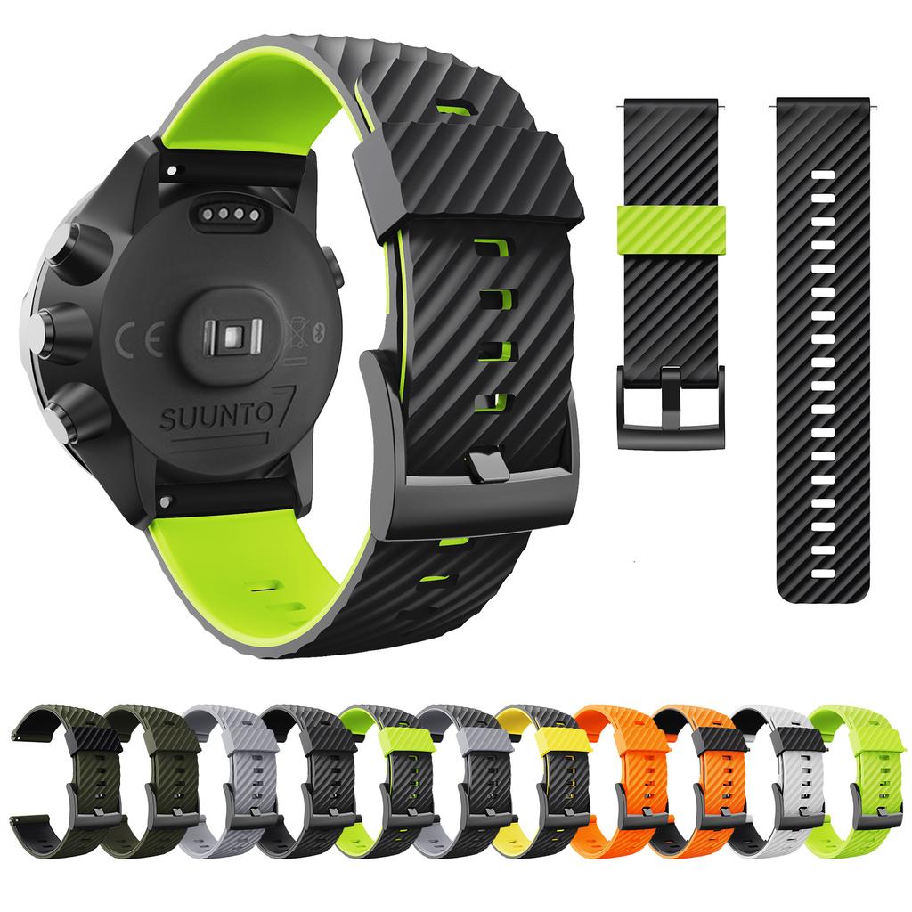 Pentru Suunto 7/Suunto 9 Curea Brățară Pentru Suunto 9 Baro/9 Spartan/9 GPS Silicon Moale Curea de Ceas Sport de Rezervă
