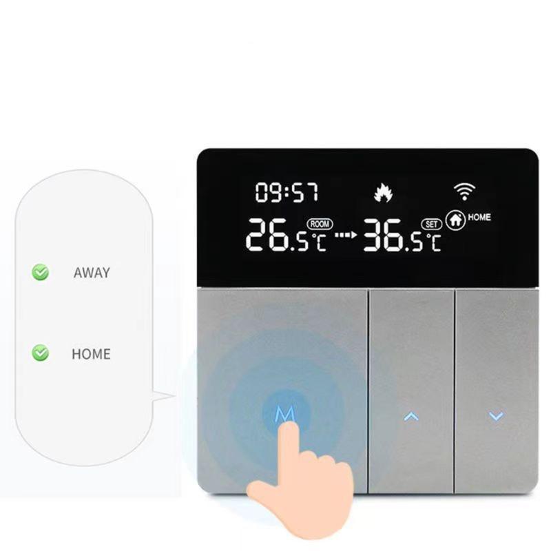Upgrades Programmable Intelligent Thermostat Touchscreens Temperature Controller for Electric Water Gas Boiler Heating