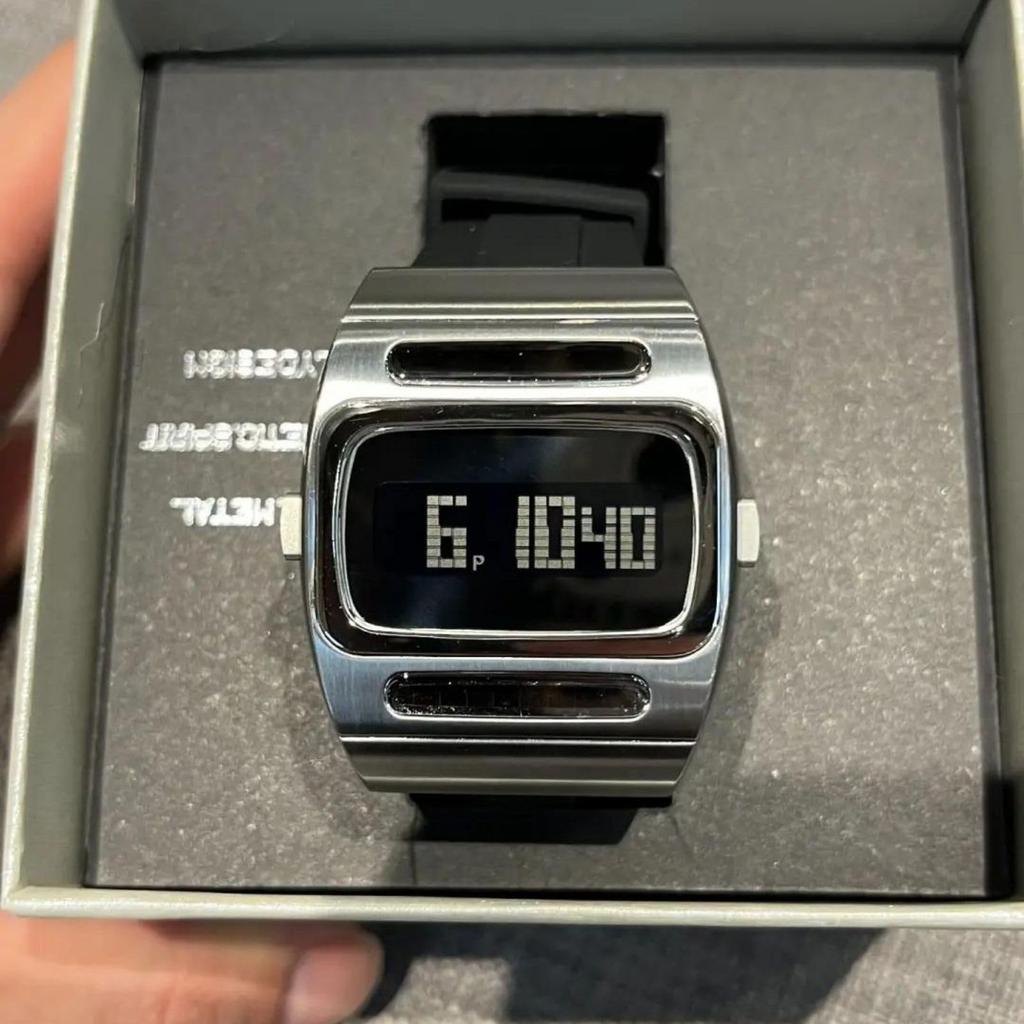 BENLYDESIGN Unique Metal Watch, Men's Digital Watch, Stainless Steel Cool Watch, Silver, Retro, Modern, Silver, Retro