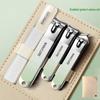 High-End Stainless Steel Nail Clippers & Pedicure Set for Adults