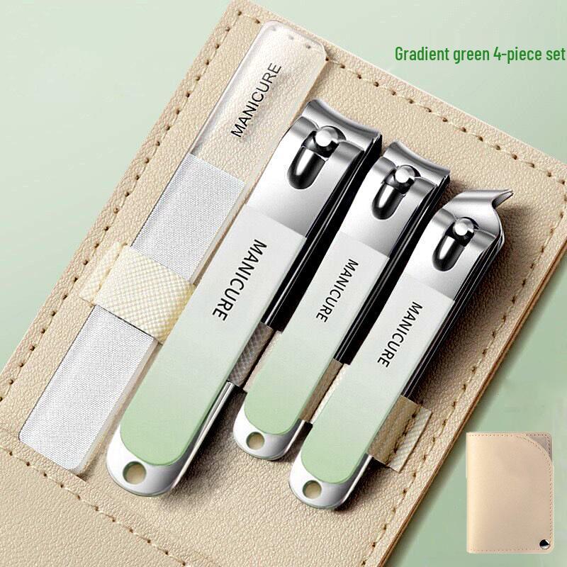 High-End Stainless Steel Nail Clippers & Pedicure Set for Adults
