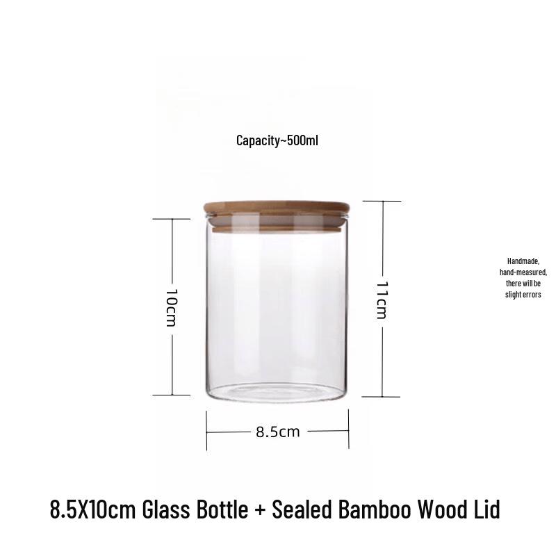 KFT Glass Food Storage Jars with Airtight Lids