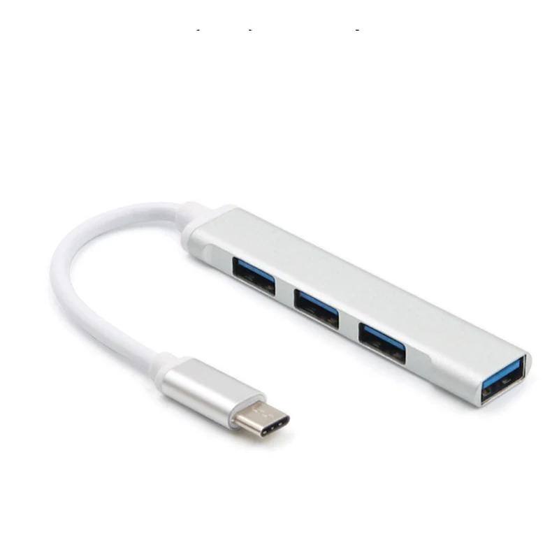 4Port USB 3.0 Hub USB Hub High Speed type c Splitter 5Gbps For PC Computer Accessories Multiport HUB 4 USB 3.0 2.0 Ports