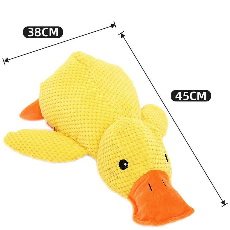 HOOPET Dog Sleeping Toy Duck Chew Sounding Toy Designed for Small Medium Large Dogs Outdoor Interactive Pet Training Toy Dog Accessories