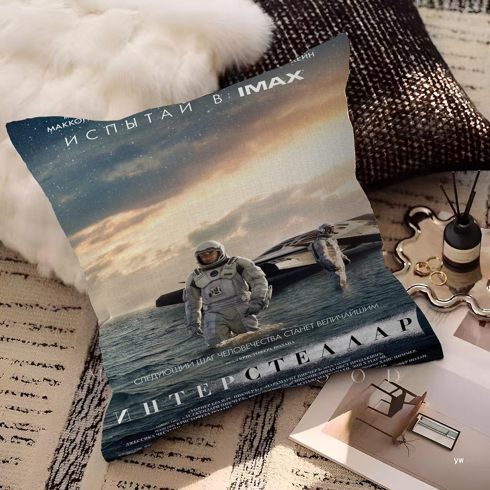 Classic Movie Interstellar Pillow Gift Home Office Decoration Pillow Bedroom Sofa Car Cushion CoverPillow Case