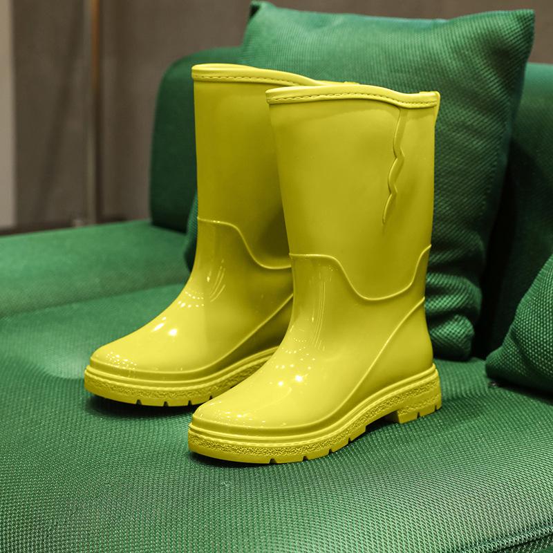 

Женские модные полусапоги, водонепроницаемые дождевые сапоги, нескользящая обувь для воды, терморезиновая обувь, износостойкая кухонная обувь для воды 41